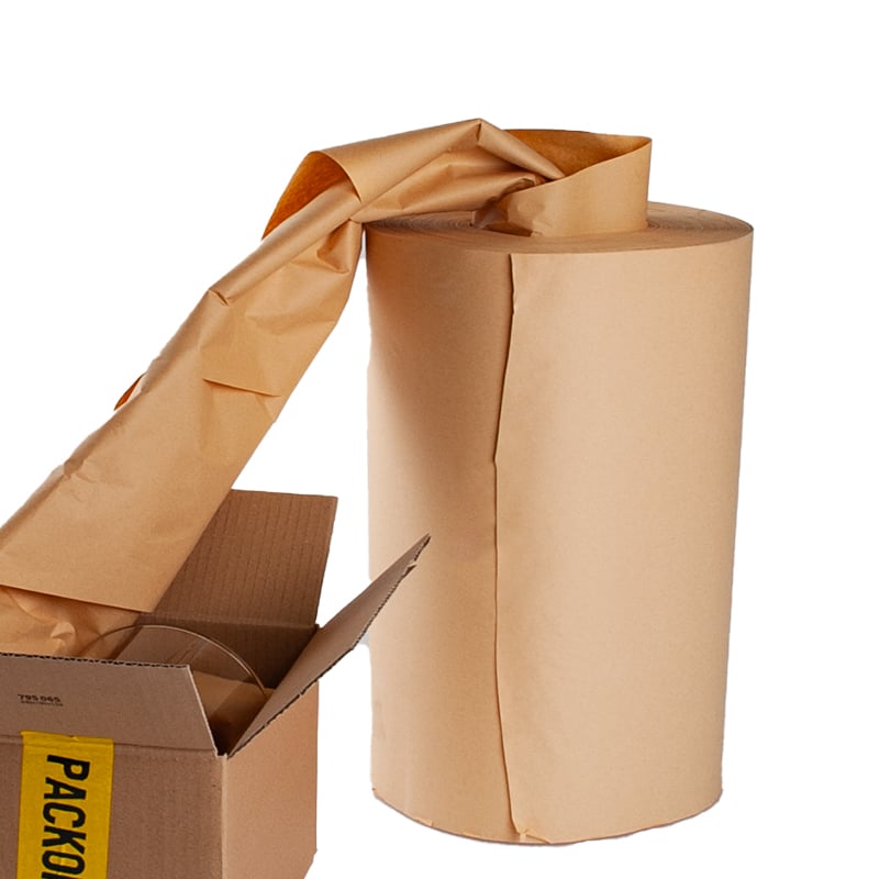 Packpapper av återvunnet kraftpapper på rulle - 1