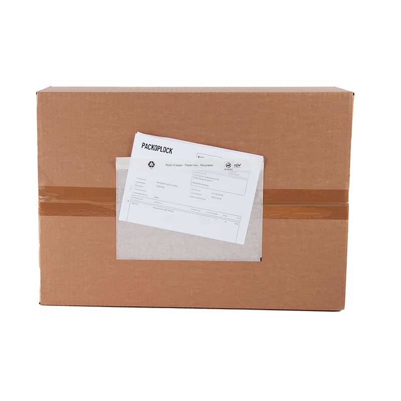 Packsedelsficka av 100% papper - 2