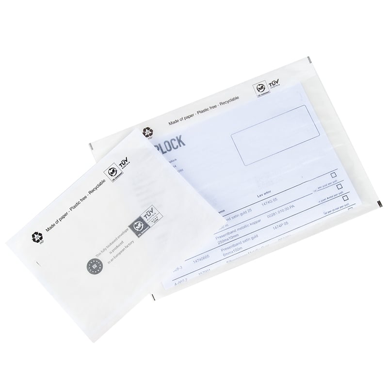 Packsedelsficka av 100% papper - 4