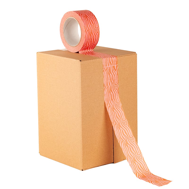 Packtejp i papper zebra - 1