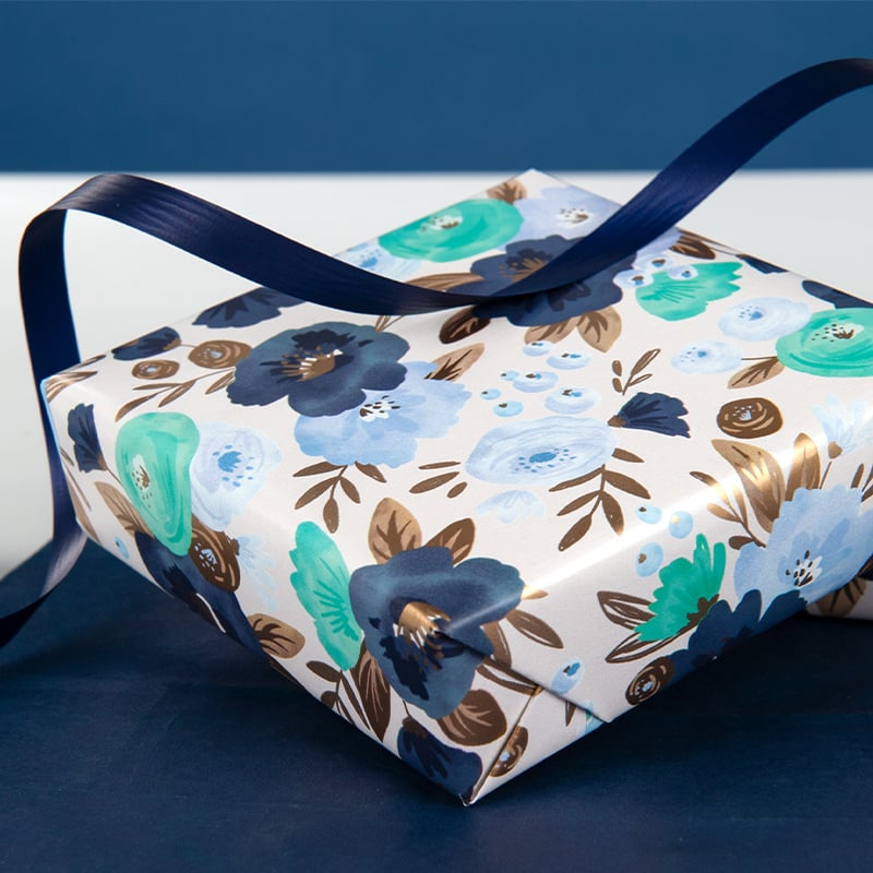 Presentpapper Chambray - 2