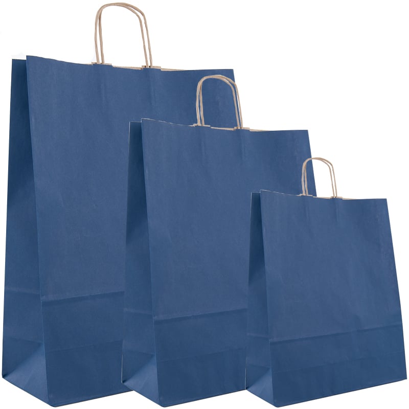 Pappersbärkasse Earth Denim Blue