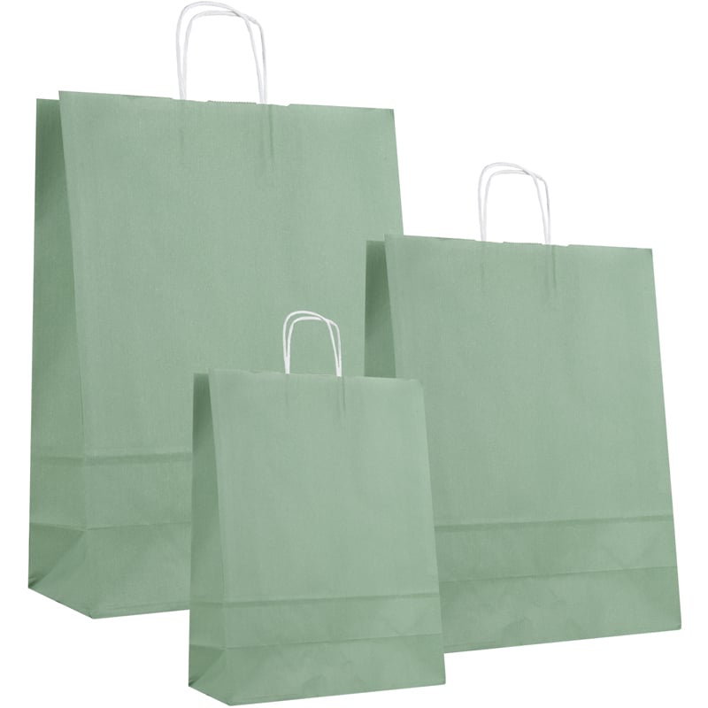 Pappersbärkasse Luma fair green