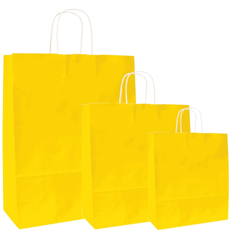 Papperskasse Luma Yellow - 1