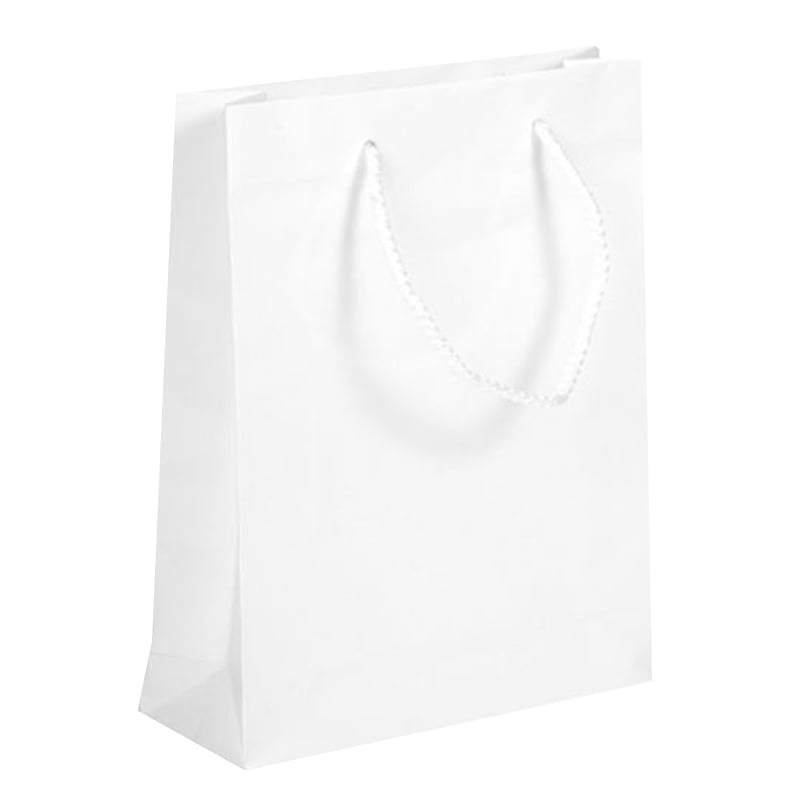 Papperskasse Lyx vit kraft matt - 1