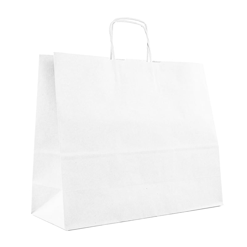 Take away kasse / plantkasse tvinnade handtag vit - 2