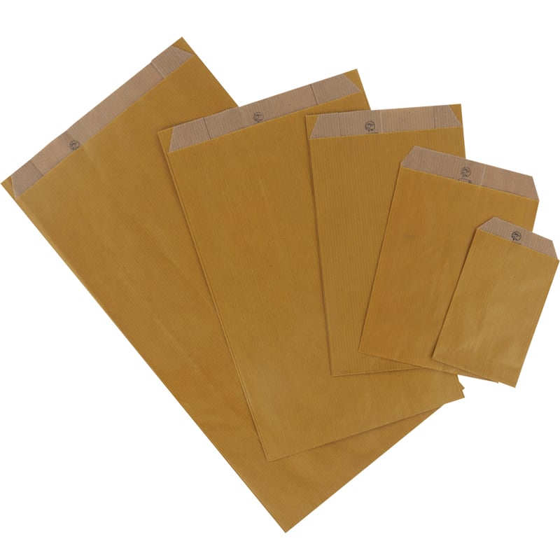 Plan papperspåse Mustard - 1