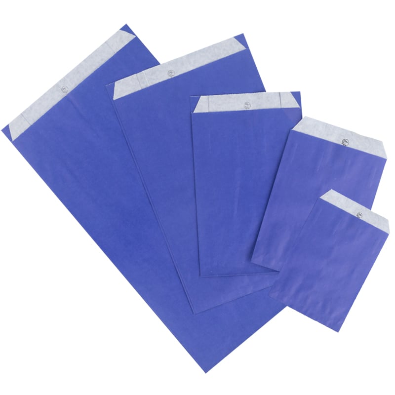 Plan papperspåse Royal Blå - 1
