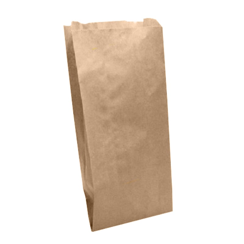 Planpåse med invik brun - 1