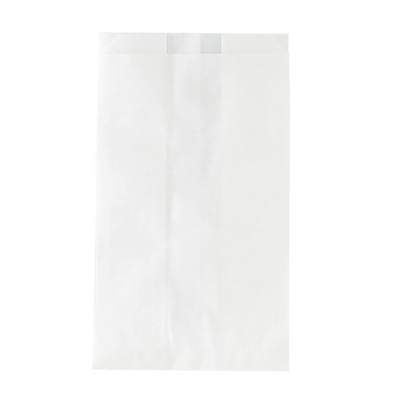 Vit planpåse med sidoinvik - 1