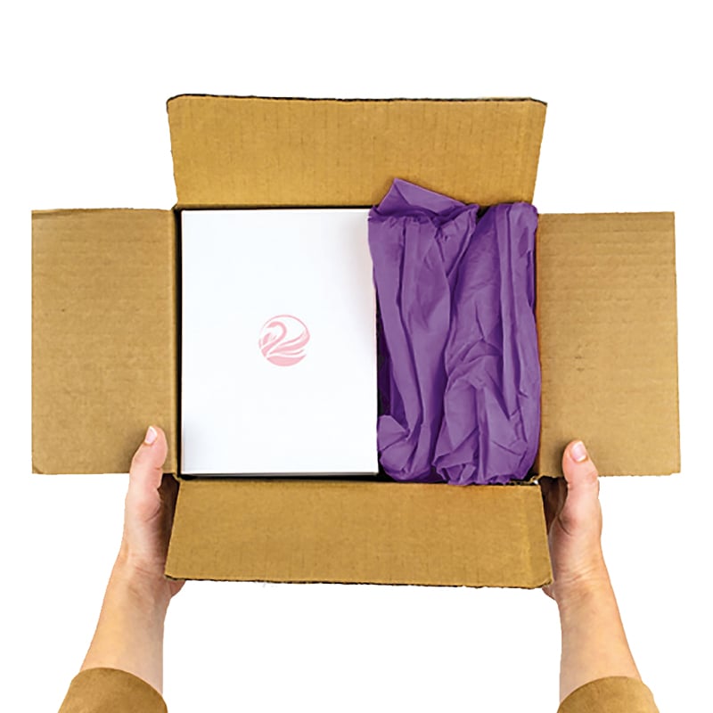 Färgat packpapper i härliga kulörer - 1