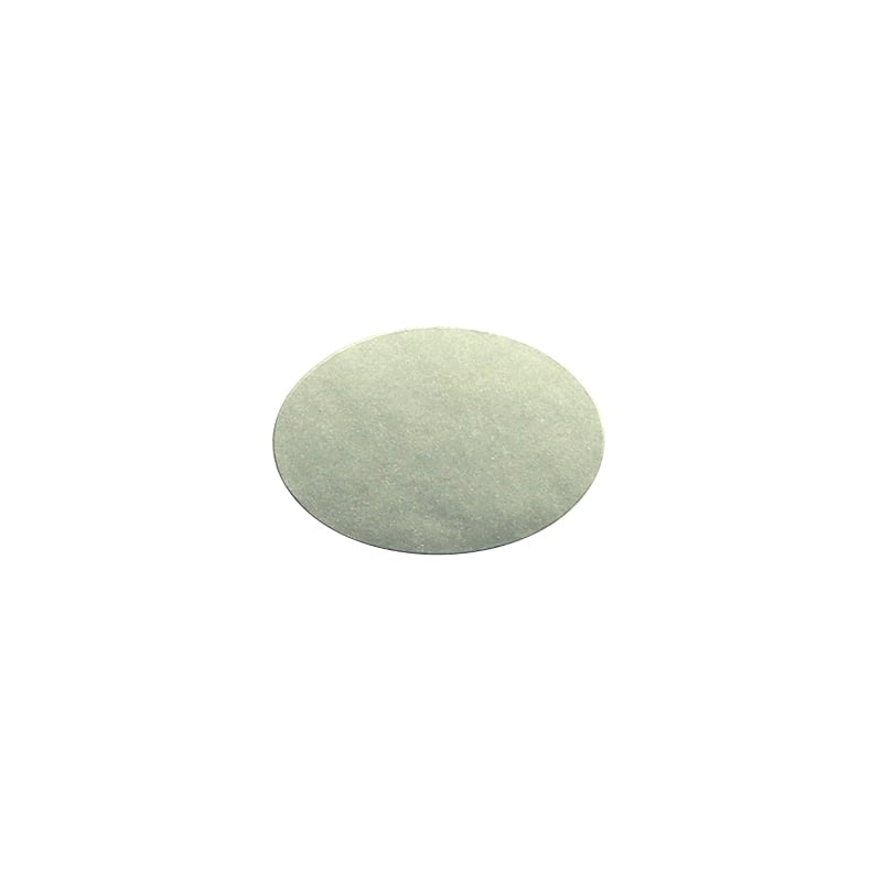 Presentetiketter oval transparent - 2