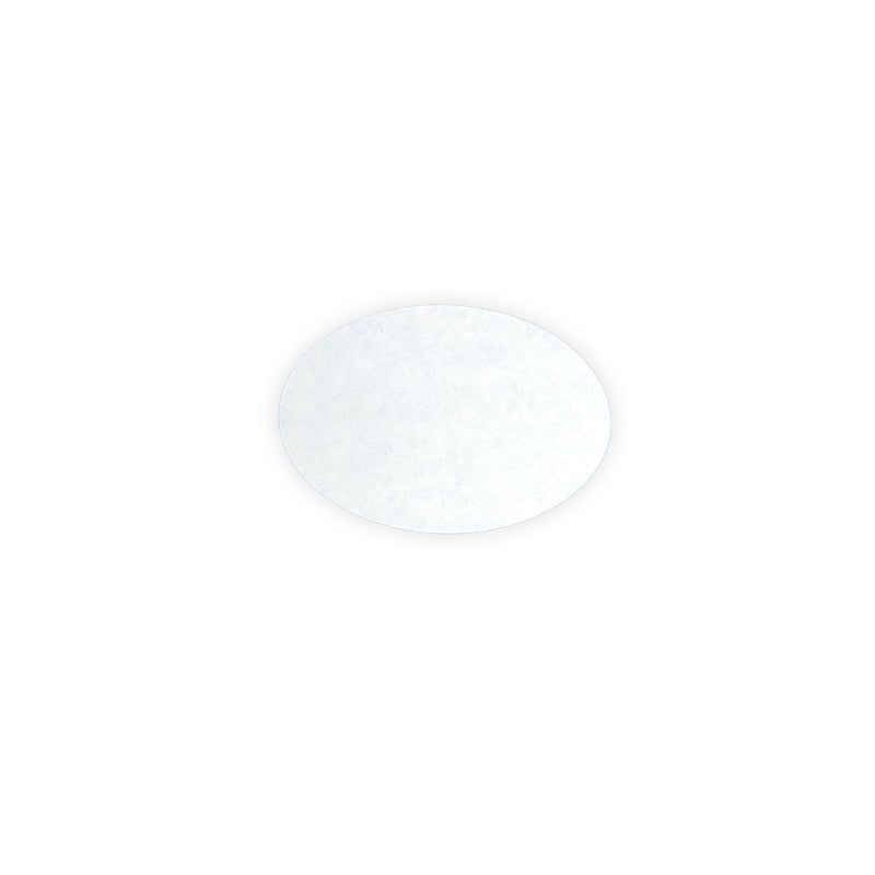 Presentetiketter oval vit - 3