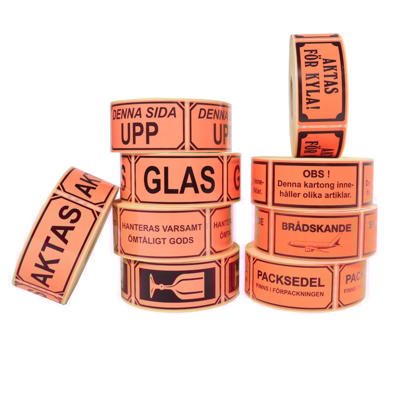 Varningsetiketter - 1