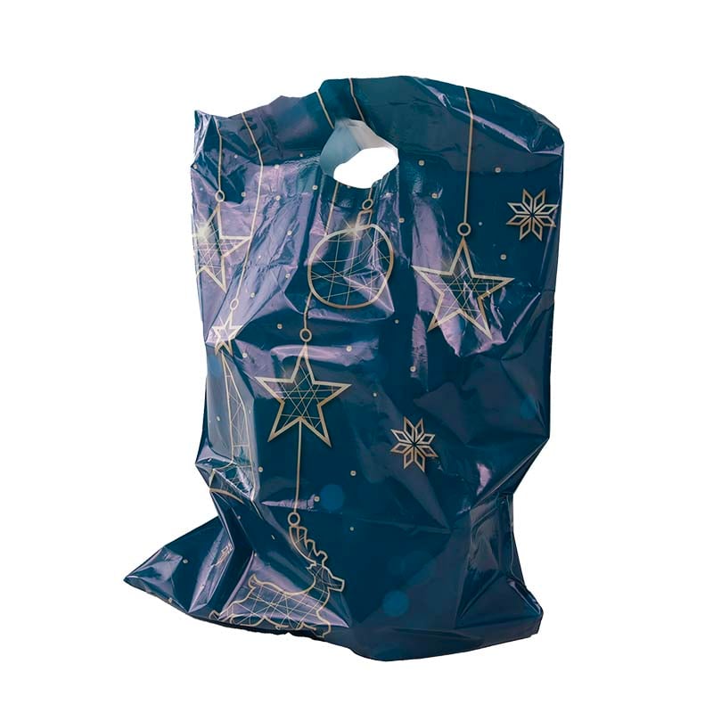 Plastkasse Julkula blå - 1