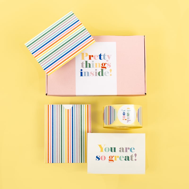 Tackkort POP pastell "You are so great" UTFÖRSÄLJNING - 3