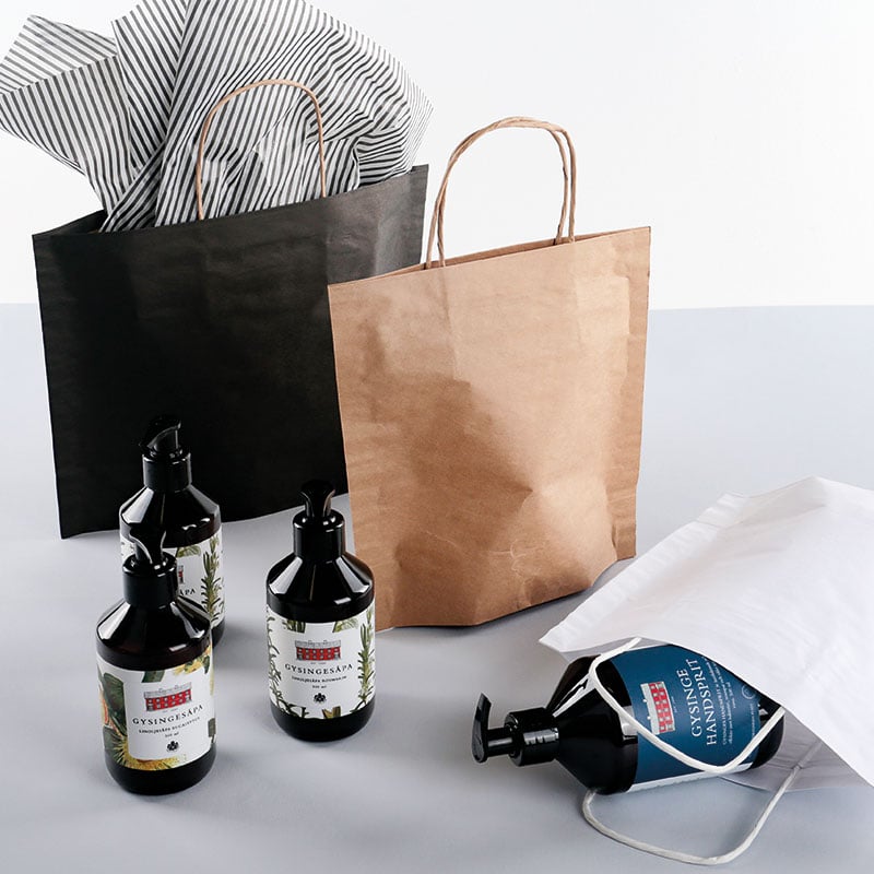 Papperskasse Pouch vit - 3