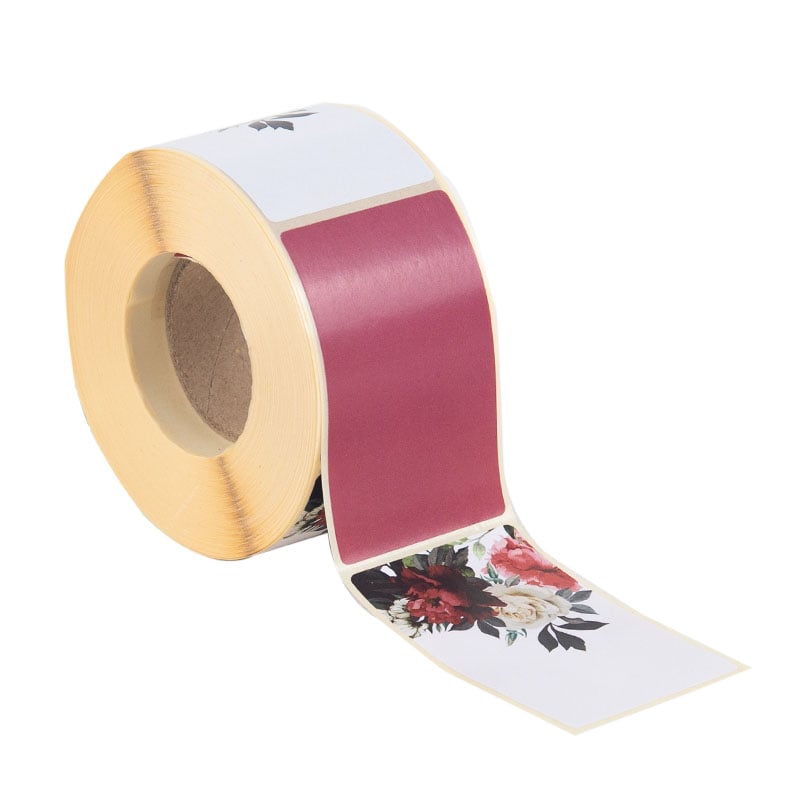 Presentetikett Wild Bouquet White