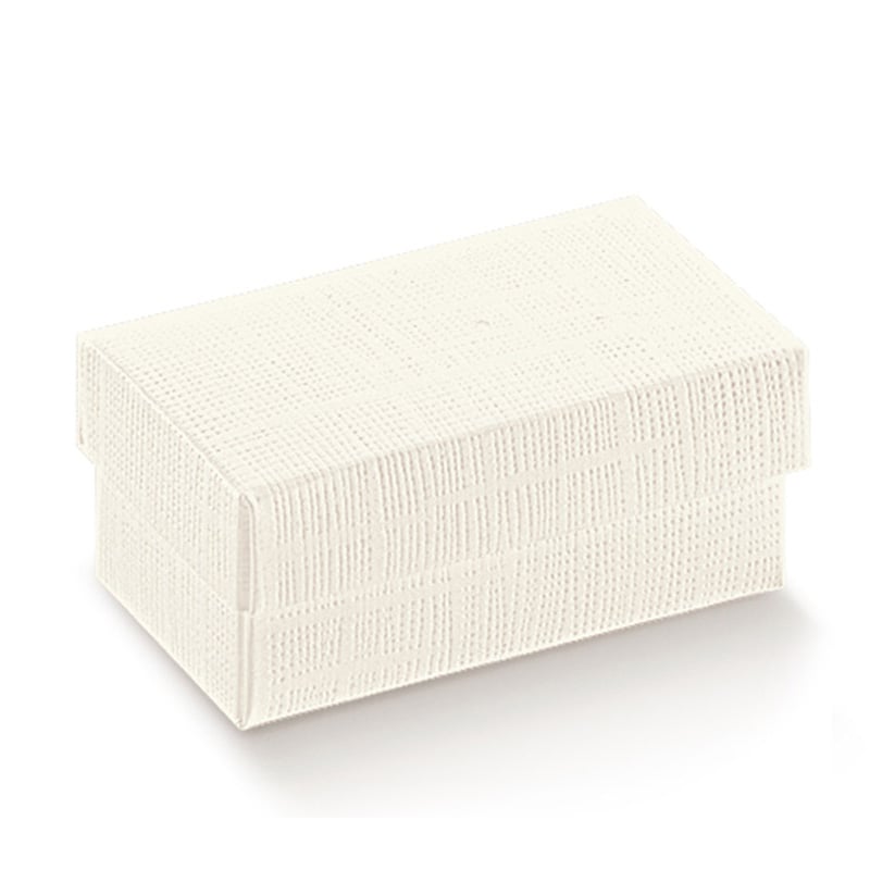 Presentkartong 2-delad cremevit - 1