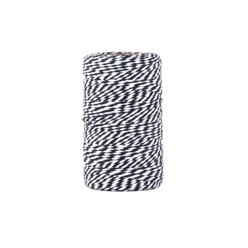Textilgarn 2-färg svart/vit - 1