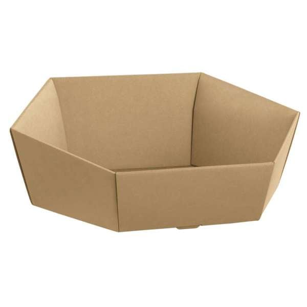 Presentbricka hexagon natur - 3