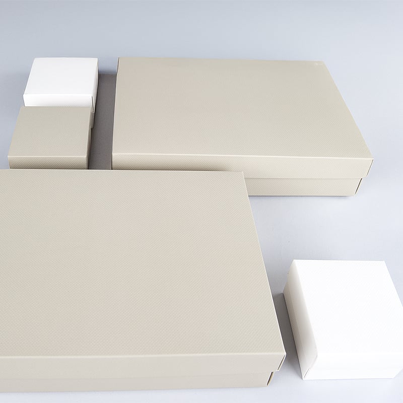 Presentkartong 2-delad vit - 4