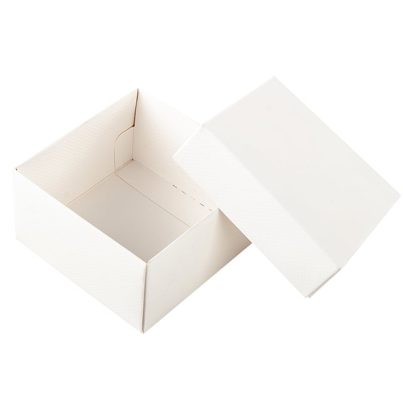 Presentkartong 2-delad vit - 2