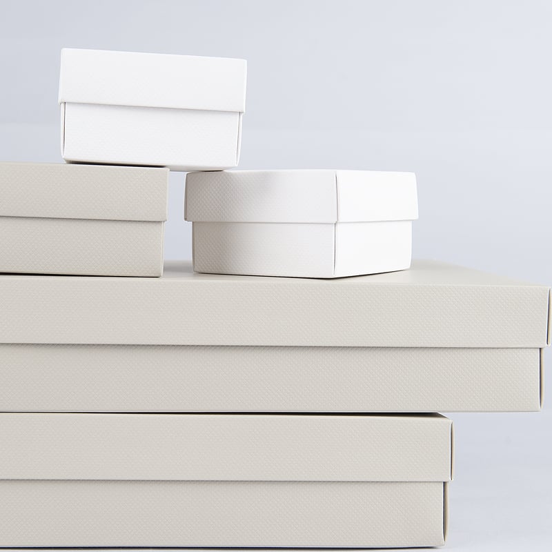 Presentkartong 2-delad vit - 5