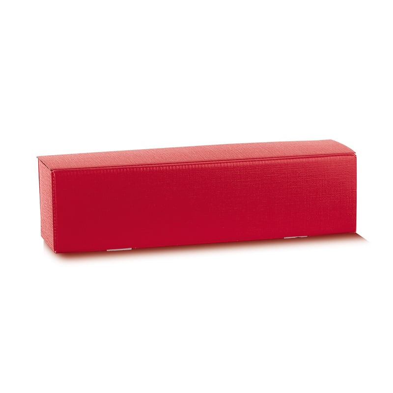 Presentkartong/flasklåda Fibra röd - 4
