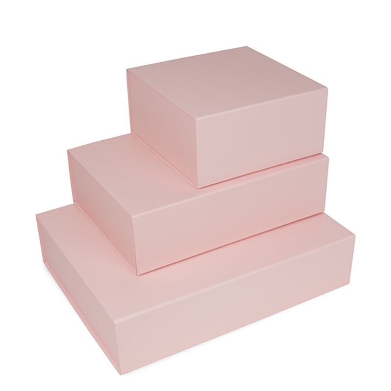 Presentkartong Lyx rosa med magnetstängning