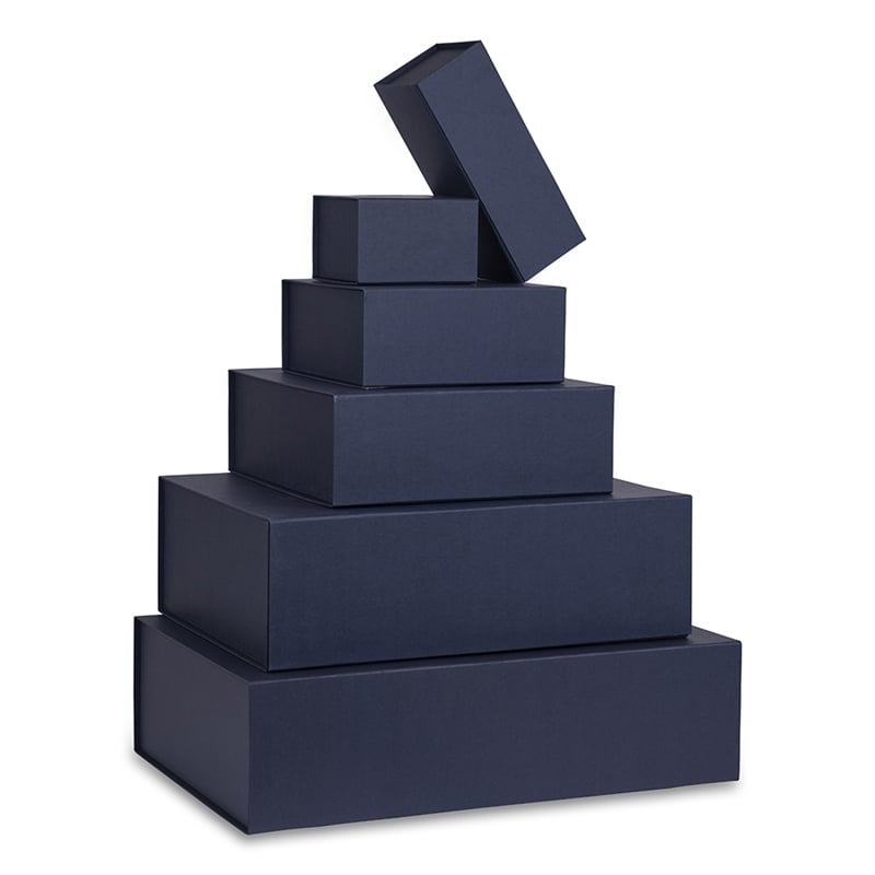 Presentkartong Lyx royal blå med magnetstängning - 1