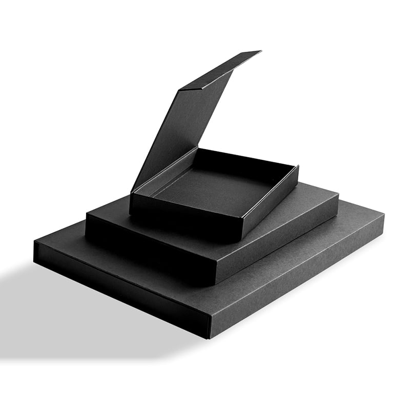 Presentkartong Lyx svart med magnetstängning - 1