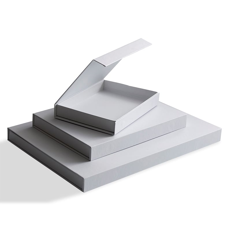 Presentkartong Lyx vit med magnetstängning - 1