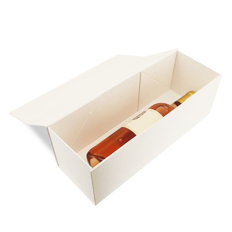 Presentkartong hvid med magnetstängning. - 1