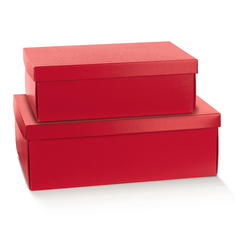 Presentkartong Easy Fibra röd