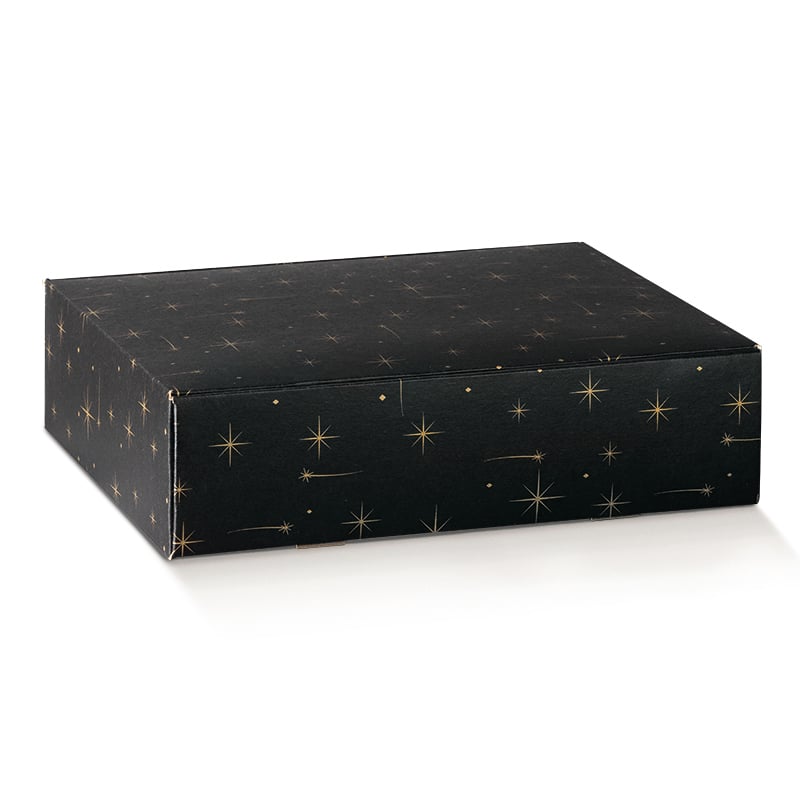 Presentkartong/flasklåda Constellation svart - 2