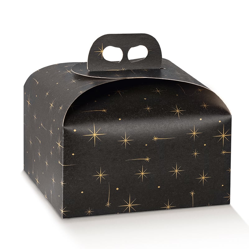 Presentlåda Constellation svart med handtag dubbelgrepp - 2