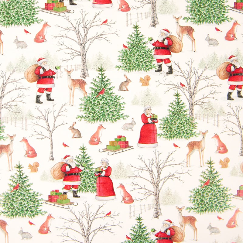 Julpapper Magisk Vinterskog