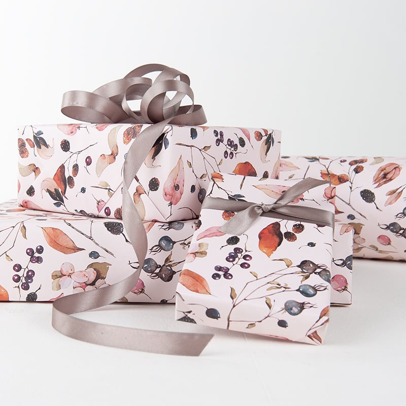 Presentpapper Rosa Autumn - 2