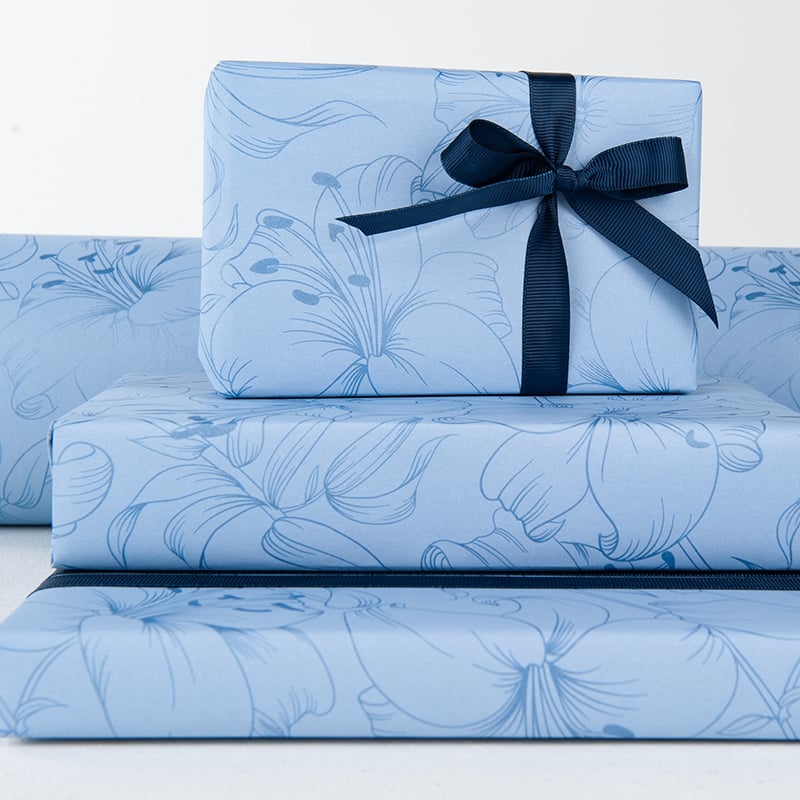 Presentpapper Big Flower - 2