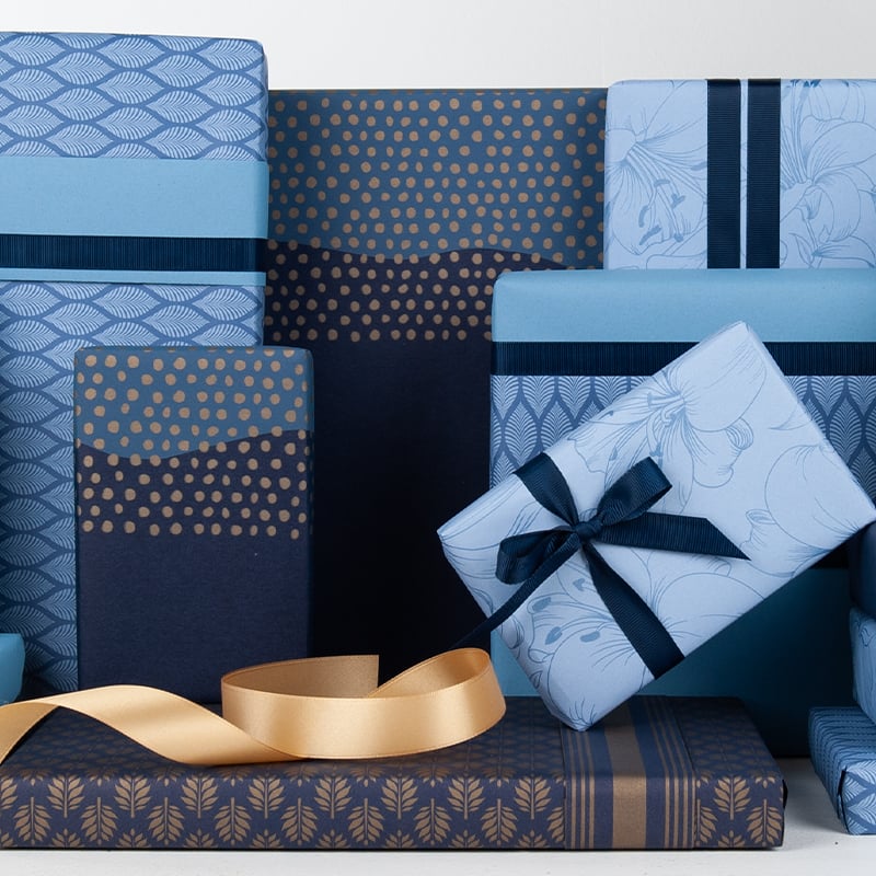 Presentpapper Big Flower - 3