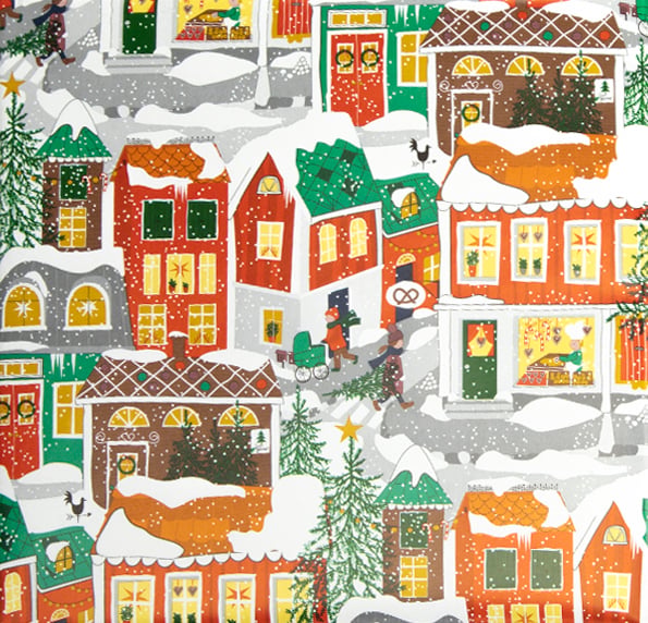 Presentpapper Christmas in town