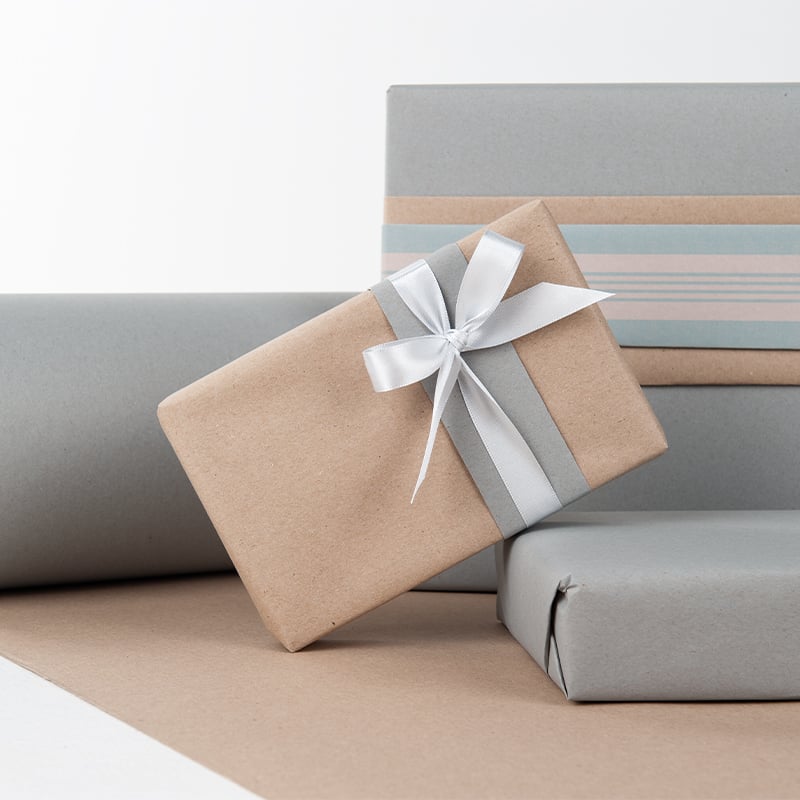 Presentpapper Dust Blue - 2