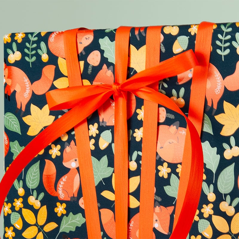 Presentpapper Fox - 3