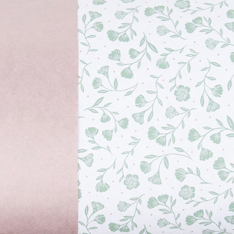 Presentpapper Olena dubbelsidigt Pearly Pink