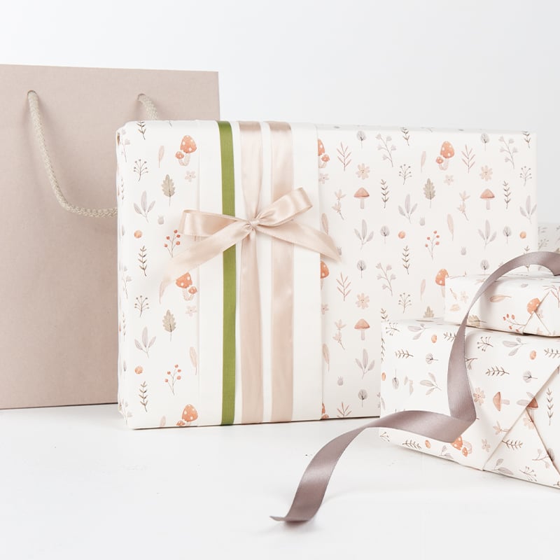 Presentpapper Tiny Mushroom - 3