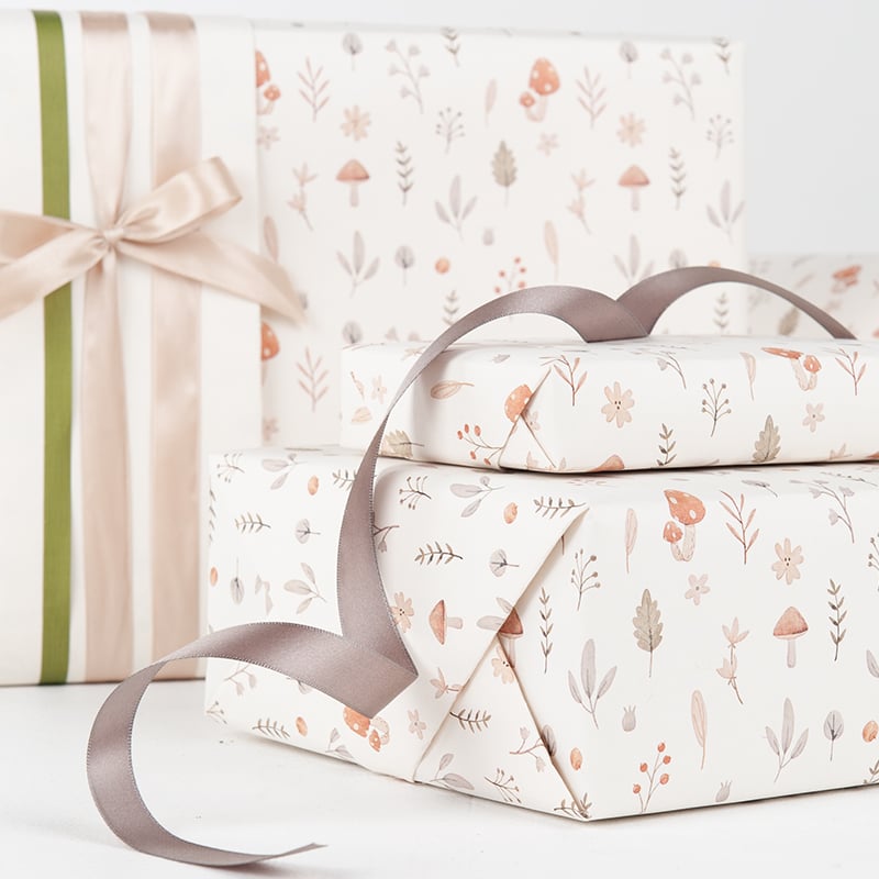 Presentpapper Tiny Mushroom - 2