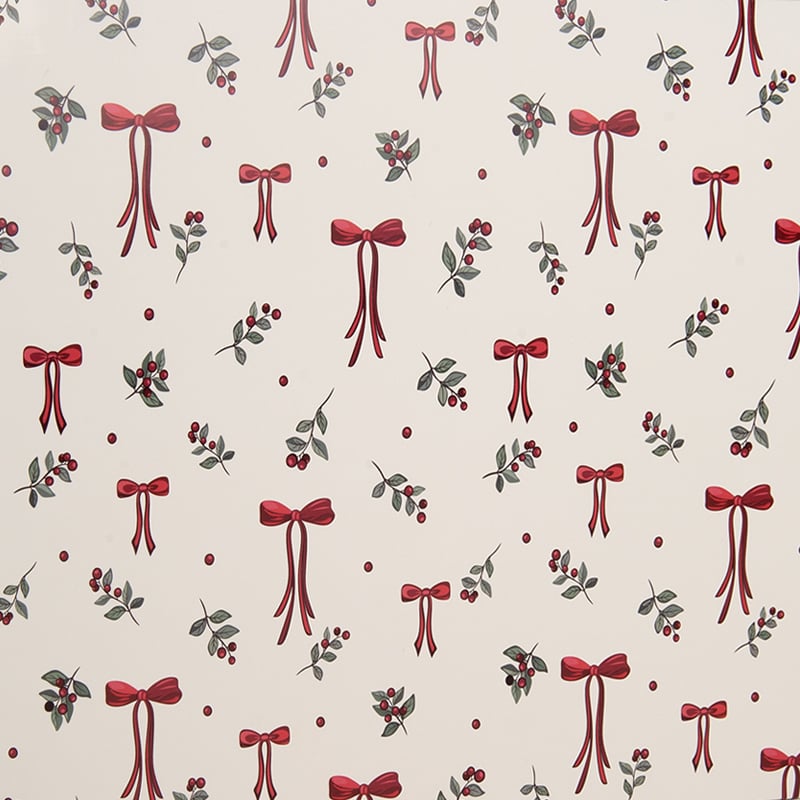 Julpapper Winter Bows & Berries