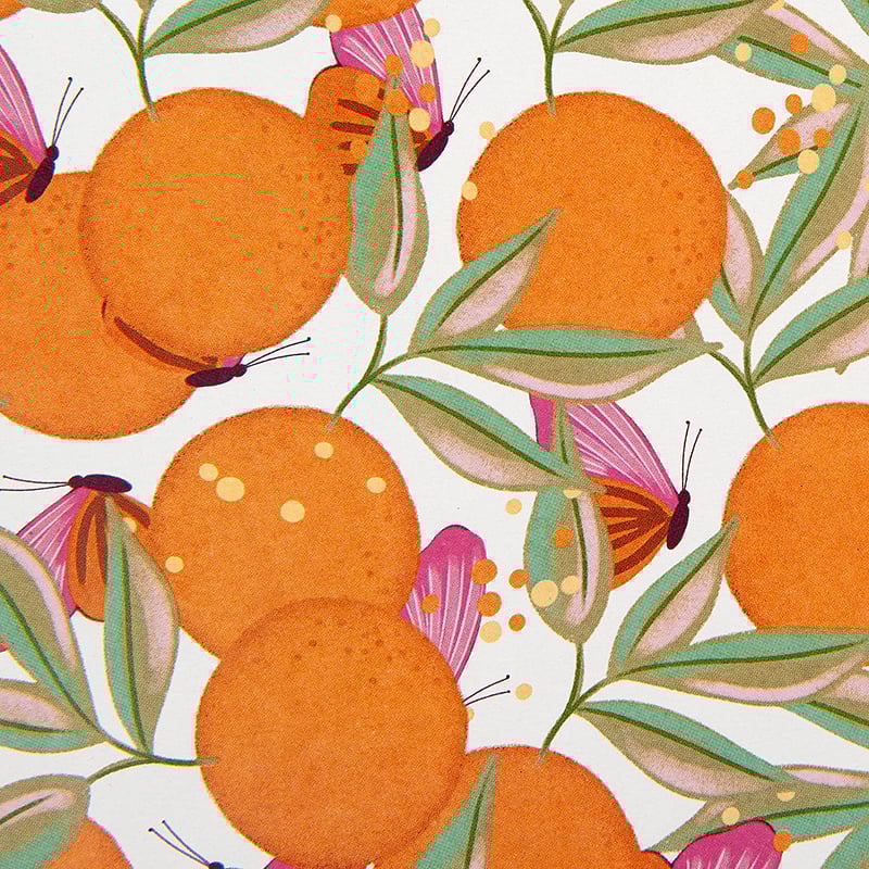 Presentpapper Citrusäng - 2