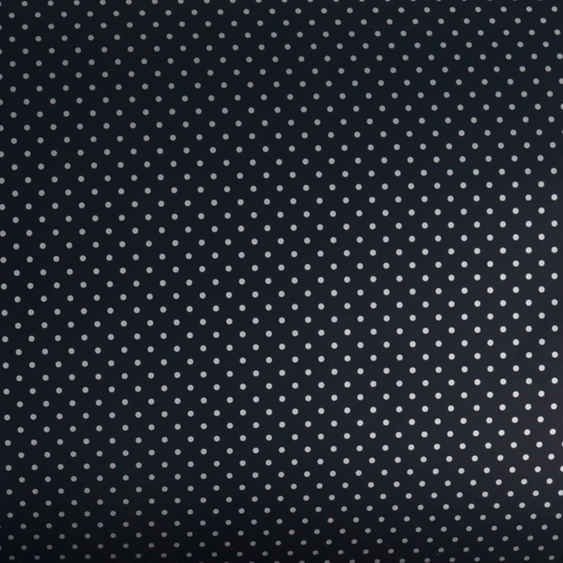 Presentpapper Dark Silver Dots